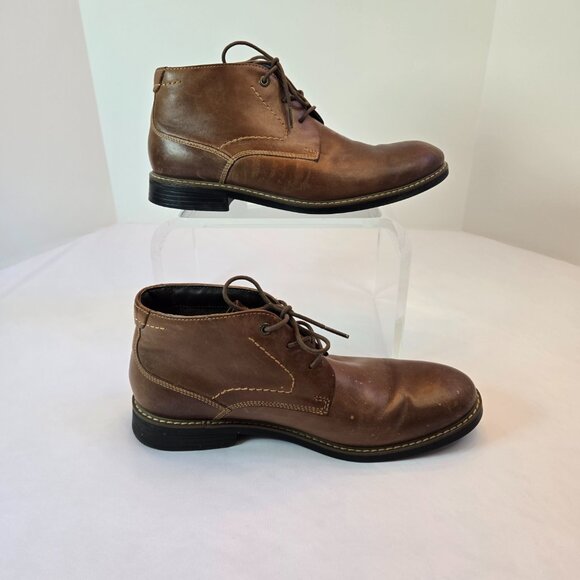 ROCKPORT Men's Classic Break Chukka Dress Ankle Boot Sz: 9.5  Dark Brown - Picture 6 of 14